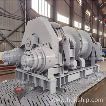 Multi-specification marine large hydraulic winch